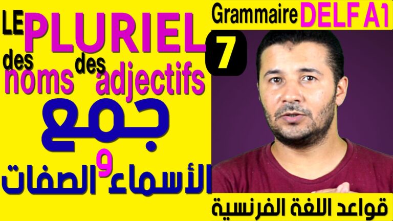 جمع الأسماء والصفات - قواعد اللغة الفرنسية Grammaire DELF A1 - Le pluriel des noms et des adjectifs