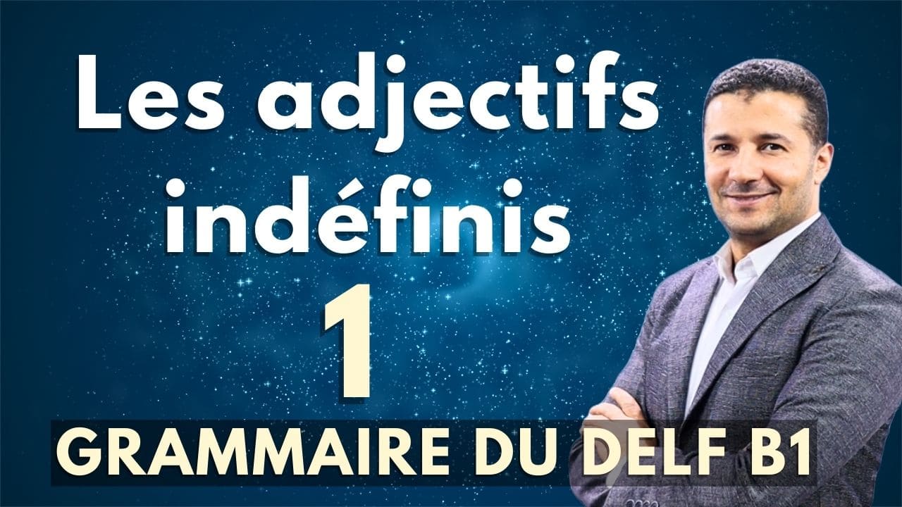 Les adjectifs indéfinis (1)