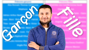 أسماء الأولاد والبنات بالفرنسية